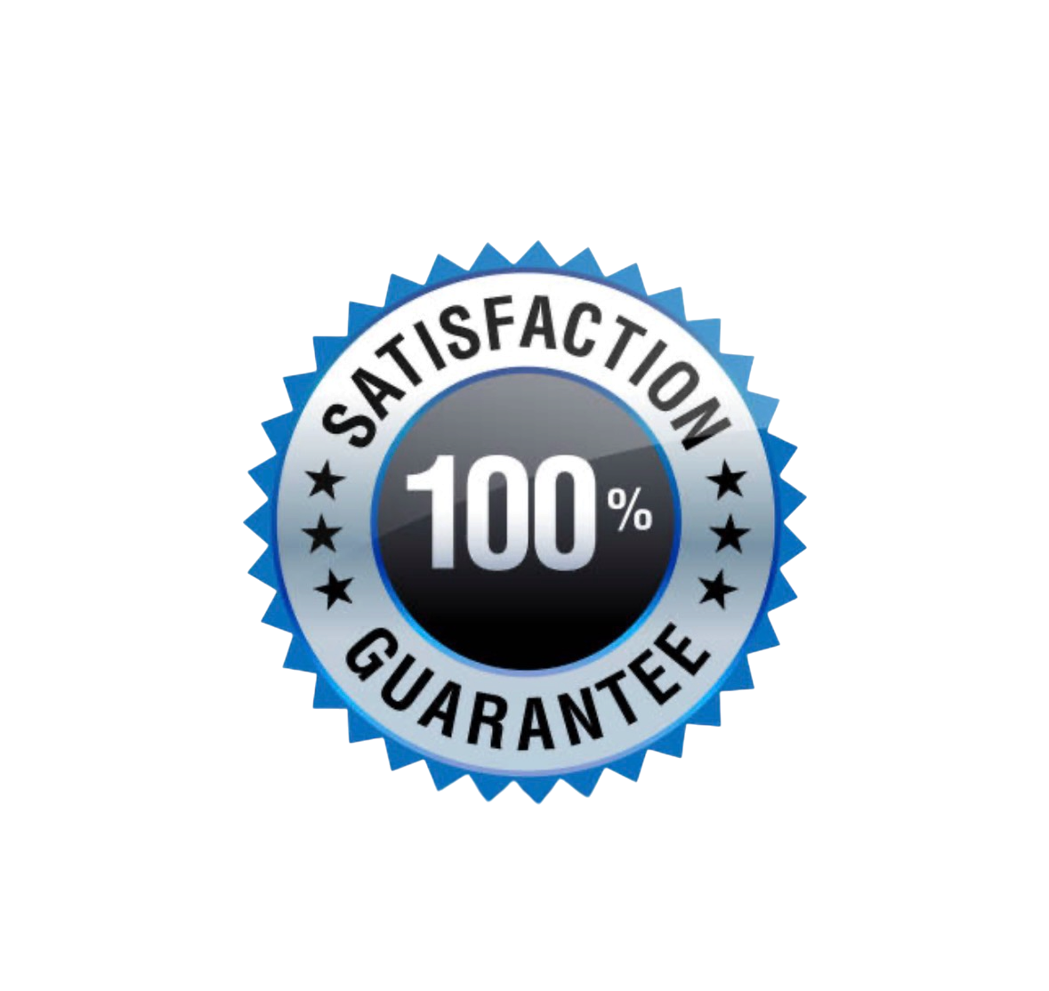 100 percent satisfaction guarantee