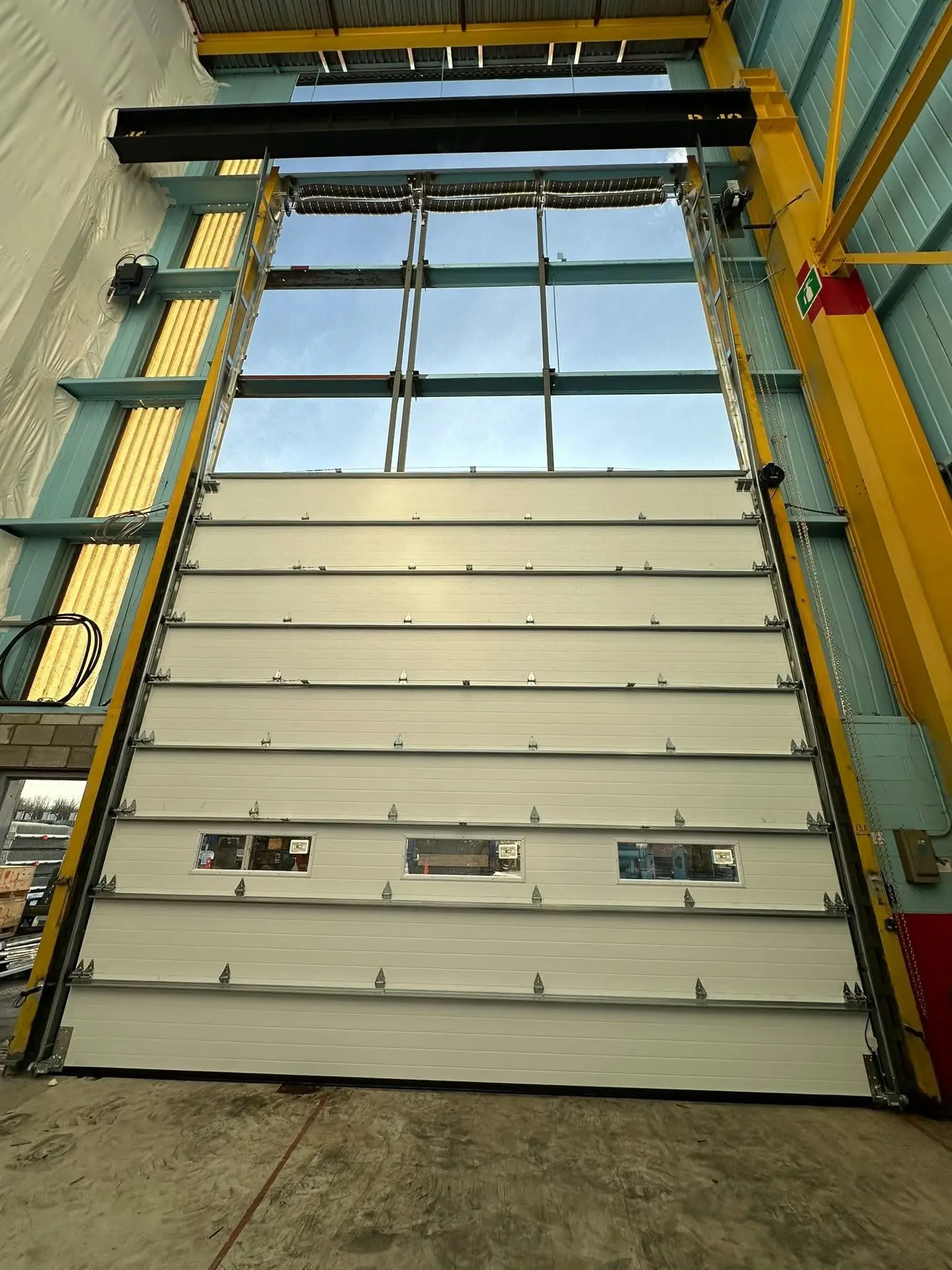 Commercial overhead door repair project