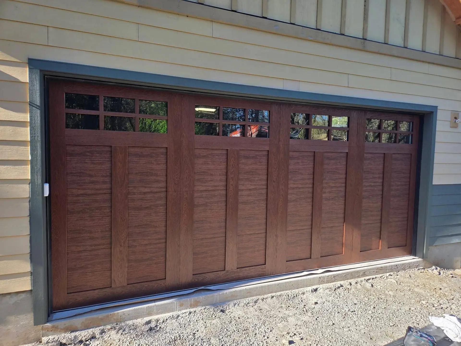 New garage door