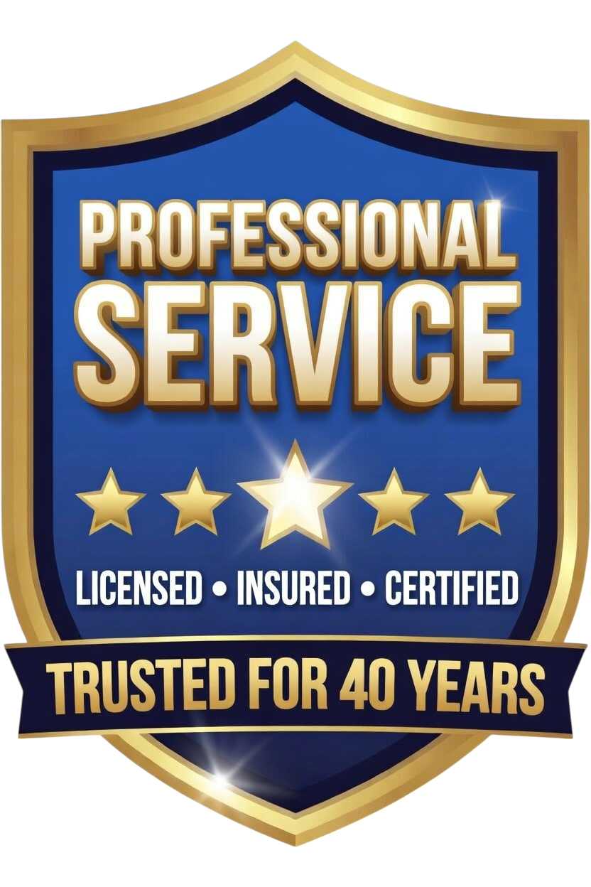 Professional service badge